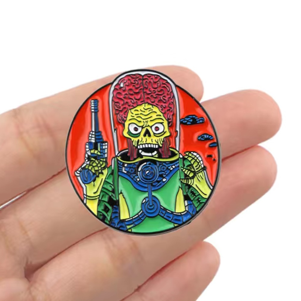 Mars Attacks Enamel Pin